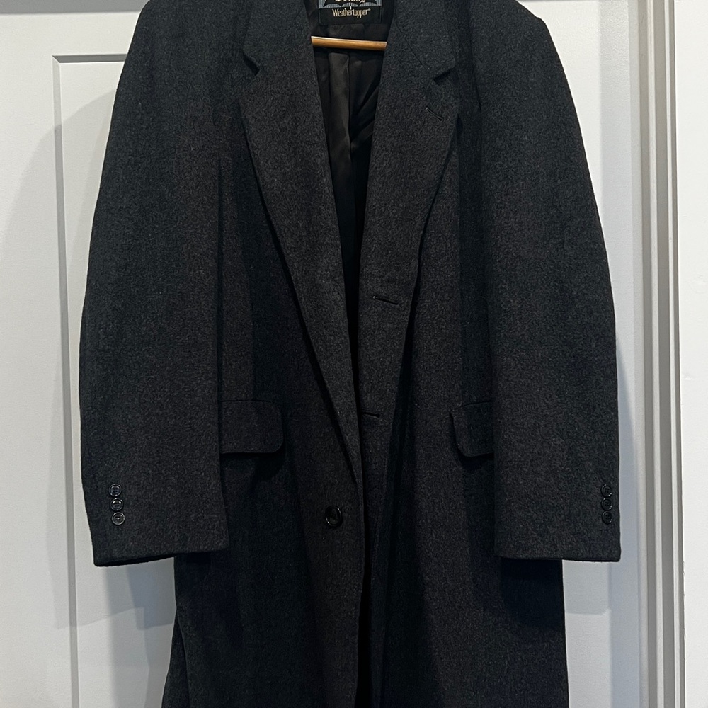 Woolrich Men's Charcoal Trench Coat